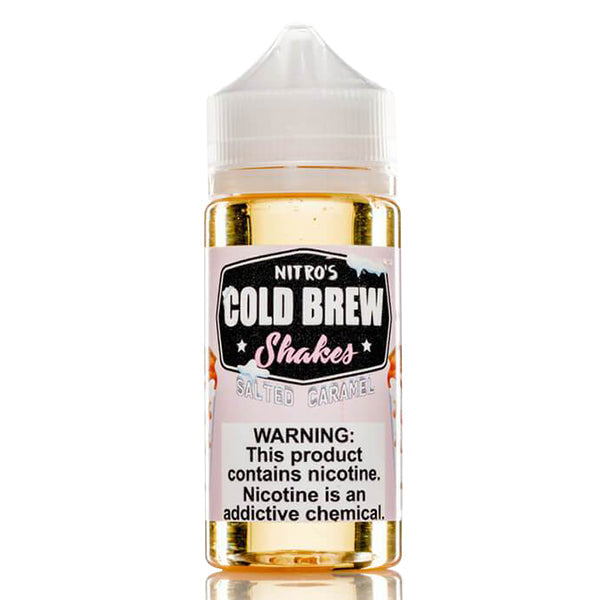 Salted Caramel by Nitro’s Cold Brew Shakes Series E-Liquid 0mg | 100mL (Freebase)