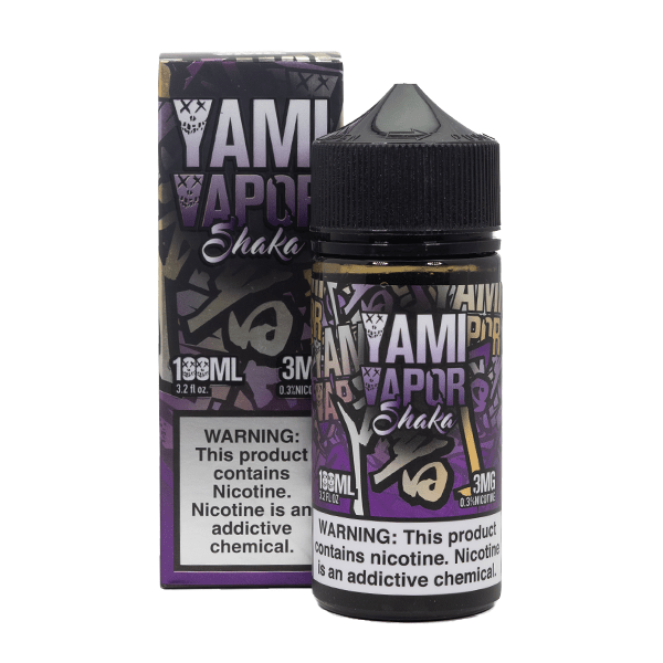 Yami Vapor Series E-Liquid 100mL | 0mg Shaka with packaging