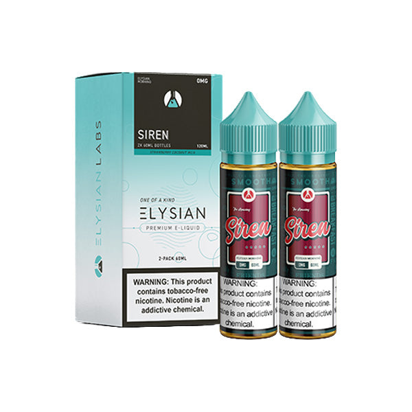 Elysian Series E-Liquid 120mL (Freebase) | 0mg Siren with packaging