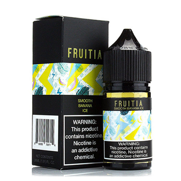 Fresh Farms FRUITIA Salt Series E-Liquid 30mL (Salt Nic) Smooth Banana Ice with packaging