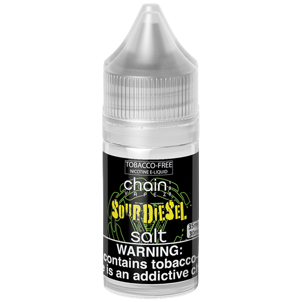 Chain Vapez Salt Series E-Liquid 30mL Sour Diesel Bottle