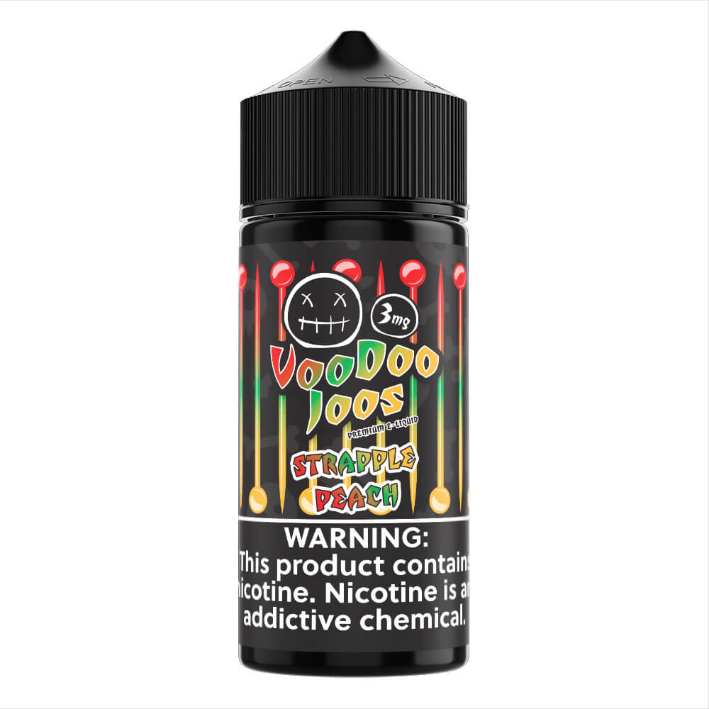 Voodoo Joos Series E-Liquid 100mL (Freebase) | 3mg Strapple Peach