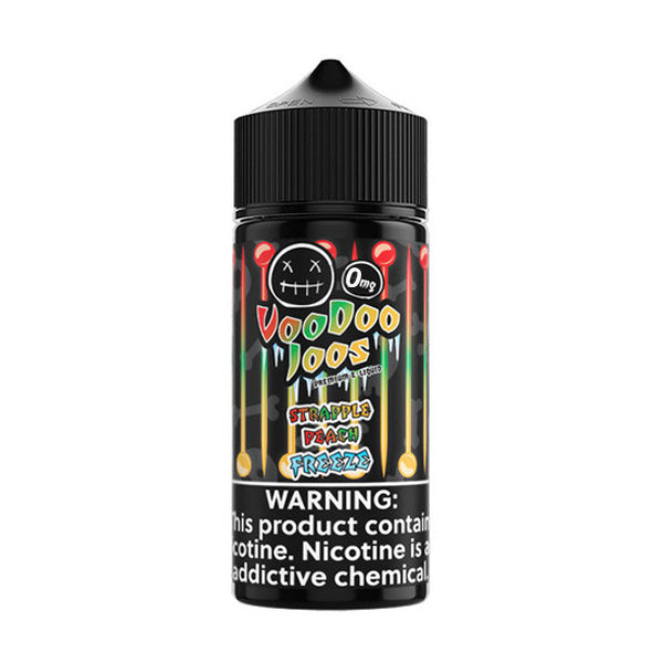 Voodoo Joos Series E-Liquid 100mL (Freebase) | 0mg Strapple Peach Freeze