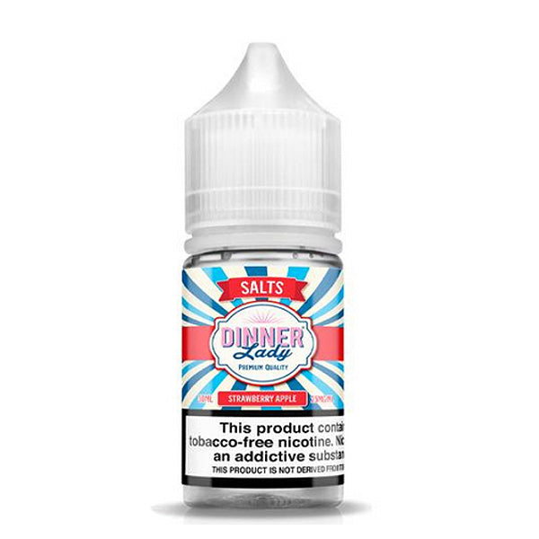 Dinner Lady TFN Salt Series E-Liquid 30mL Strawberry Apple