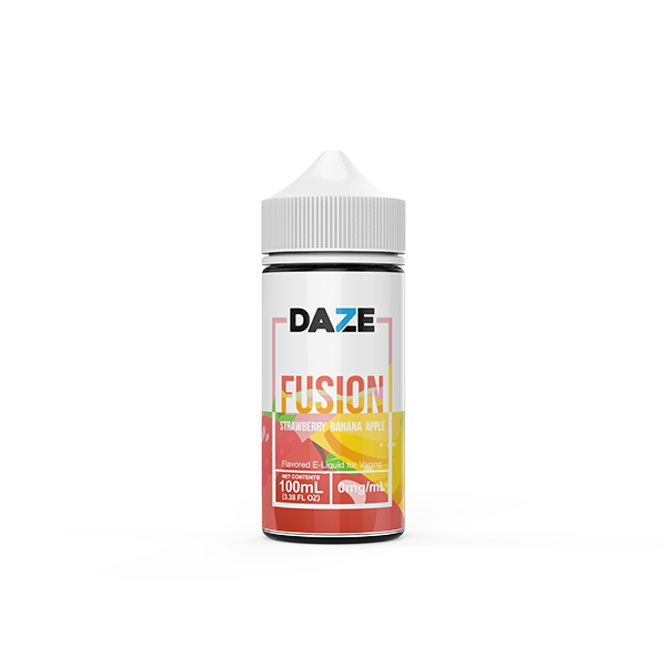 7Daze Fusion Series E-Liquid 100mL (Freebase) Strawberry Banana Apple