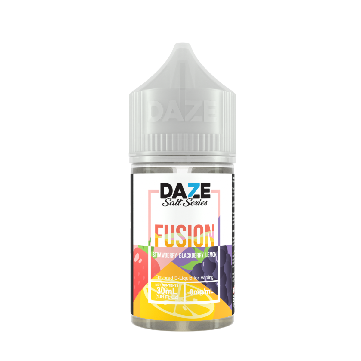 7Daze Fusion Salt Series E-Liquid 30mL (Salt Nic) | 30mg Strawberry Blackberry Lemon