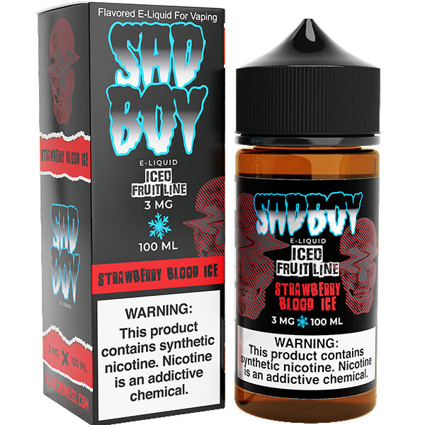 Sadboy Series E-Liquid 100mL | 0mg Strawberry Blood Ice