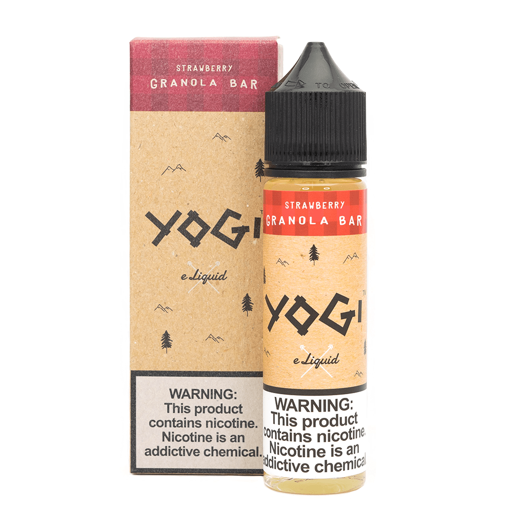 Yogi E-Liquid 60mL | 0mg (Original & Farms Series) Strawberry with Packaging