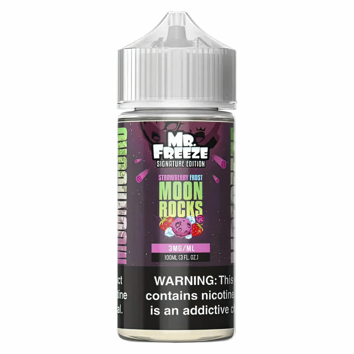 Mr. Freeze TFN Series E-Liquid 100mL (Freebase) | 3mg Strawberry Frost Moon Rocks