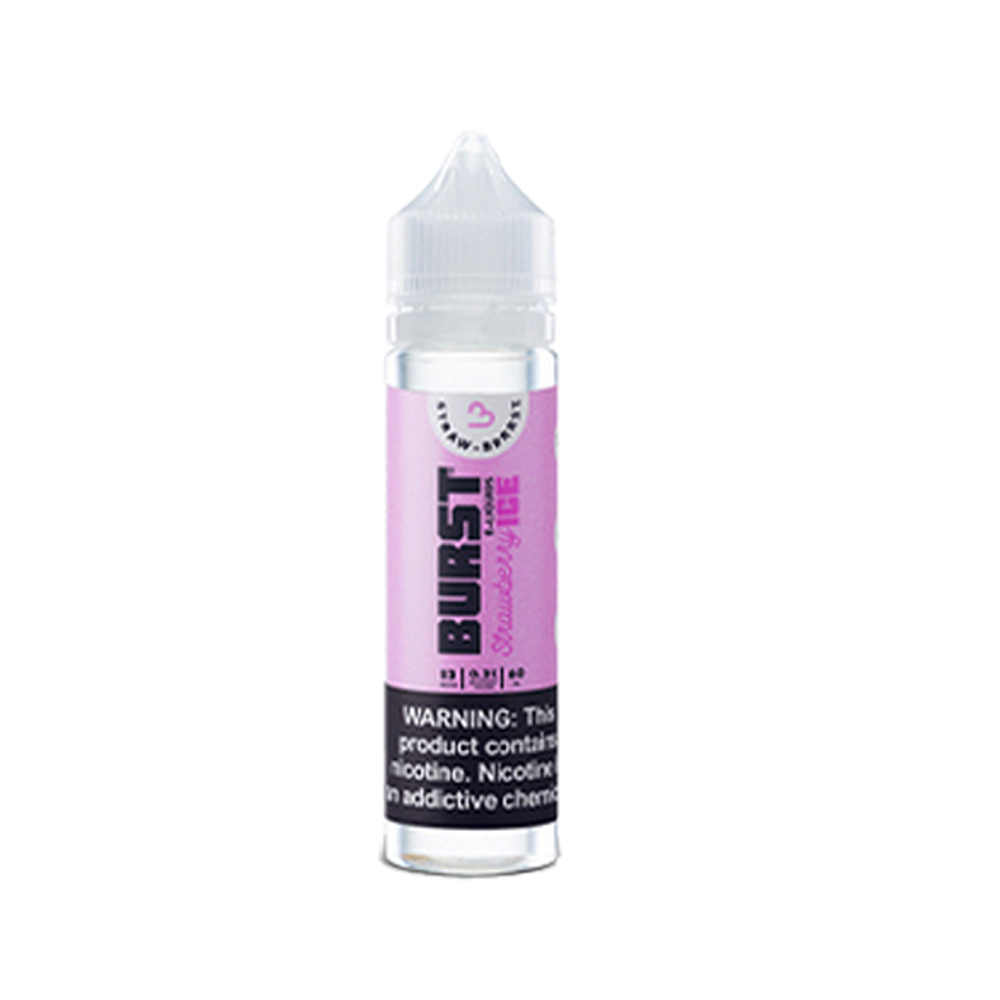 Burst Series E-Liquid 60mL (Freebase) | Strawberry Ice