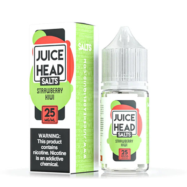 Juice Head Salt Series E-Liquid 30mL (Salt Nic)| 25mg Strawberry Kiwi with packaging