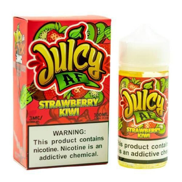 Juicy AF TFN Series E-Liquid 100mL (Freebase) | 3mg Strawberry Kiwi with packaging