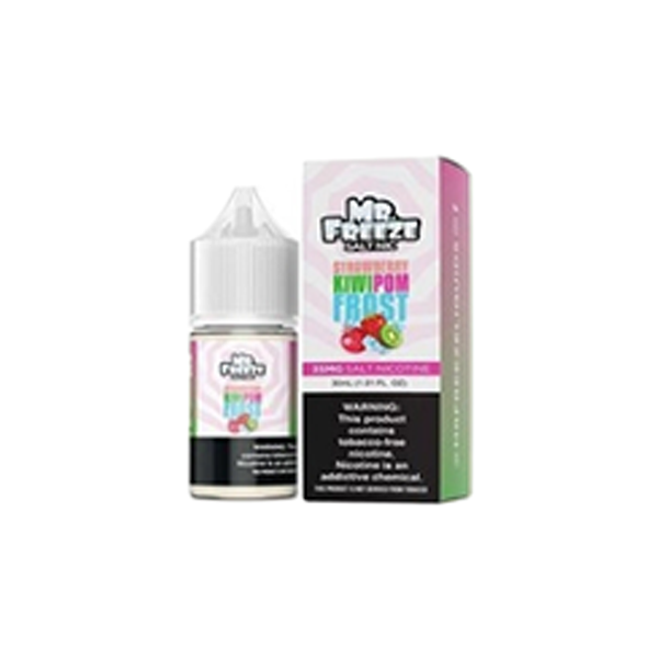 Mr. Freeze TFN Salt Series E-Liquid 30mL (Salt Nic) | 35mg Strawberry Kiwi Pom Frost with packaging