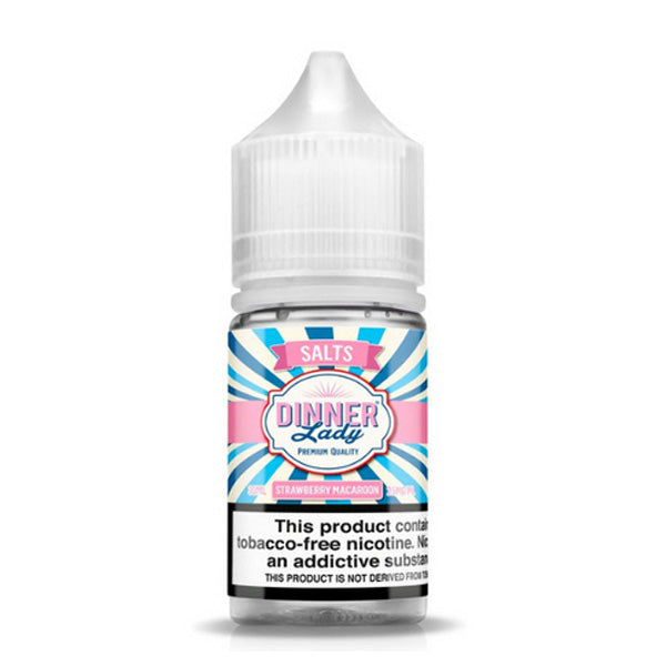 Dinner Lady TFN Salt Series E-Liquid 30mL Strawberry Macaroon