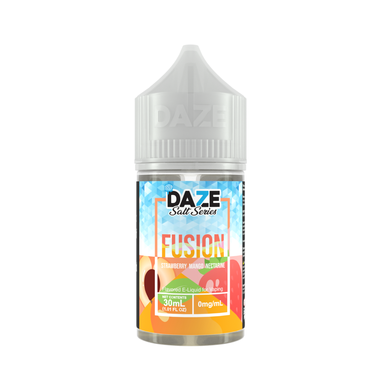 7Daze Fusion Salt Series E-Liquid 30mL (Salt Nic) | 30mg Strawberry Mango Nectarine Iced