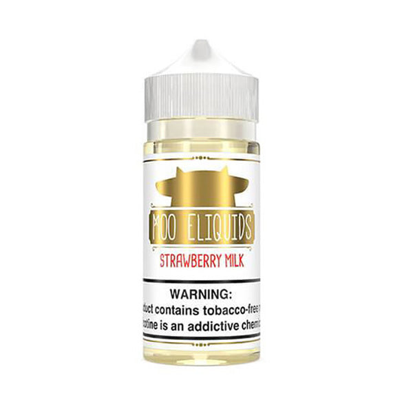 Moo TFN Series E-Liquid 100mL Strawberry Milk Bottle