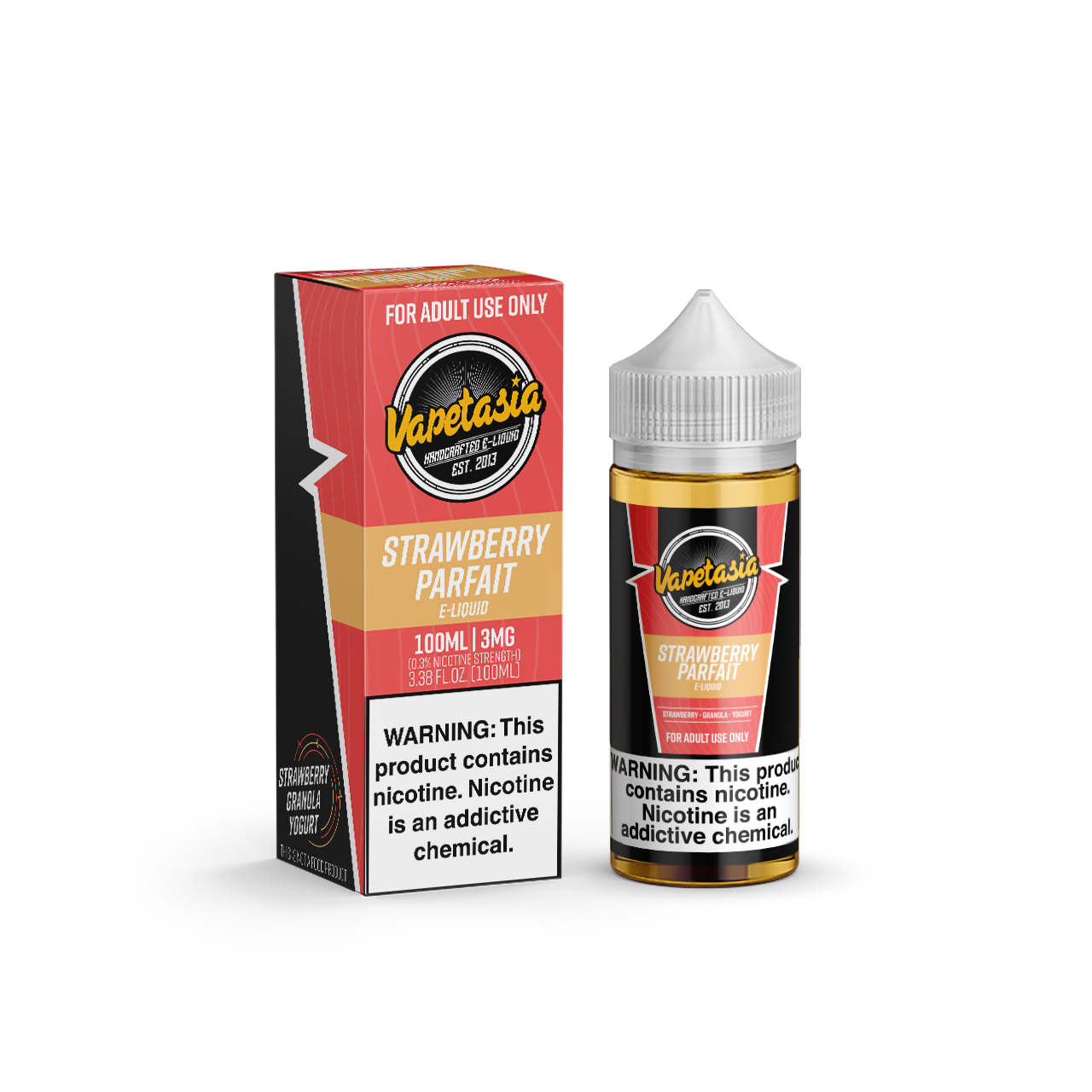 Vapetasia Series E-Liquid 100mL Strawberry Parfait