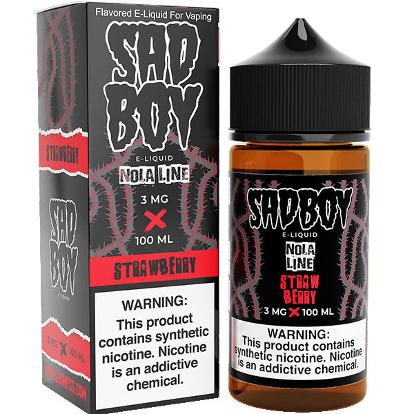 Sadboy Series E-Liquid 100mL | 0mg Strawberry