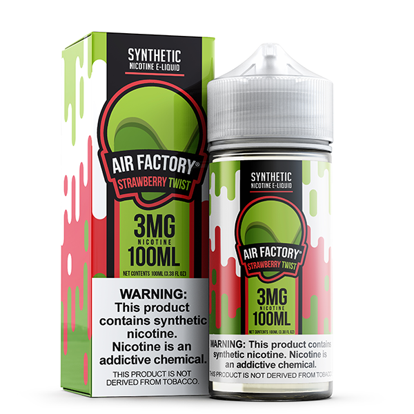 Air Factory TFN Series E-Liquid 100mL (Freebase) |  Strawberry Twist with packaging