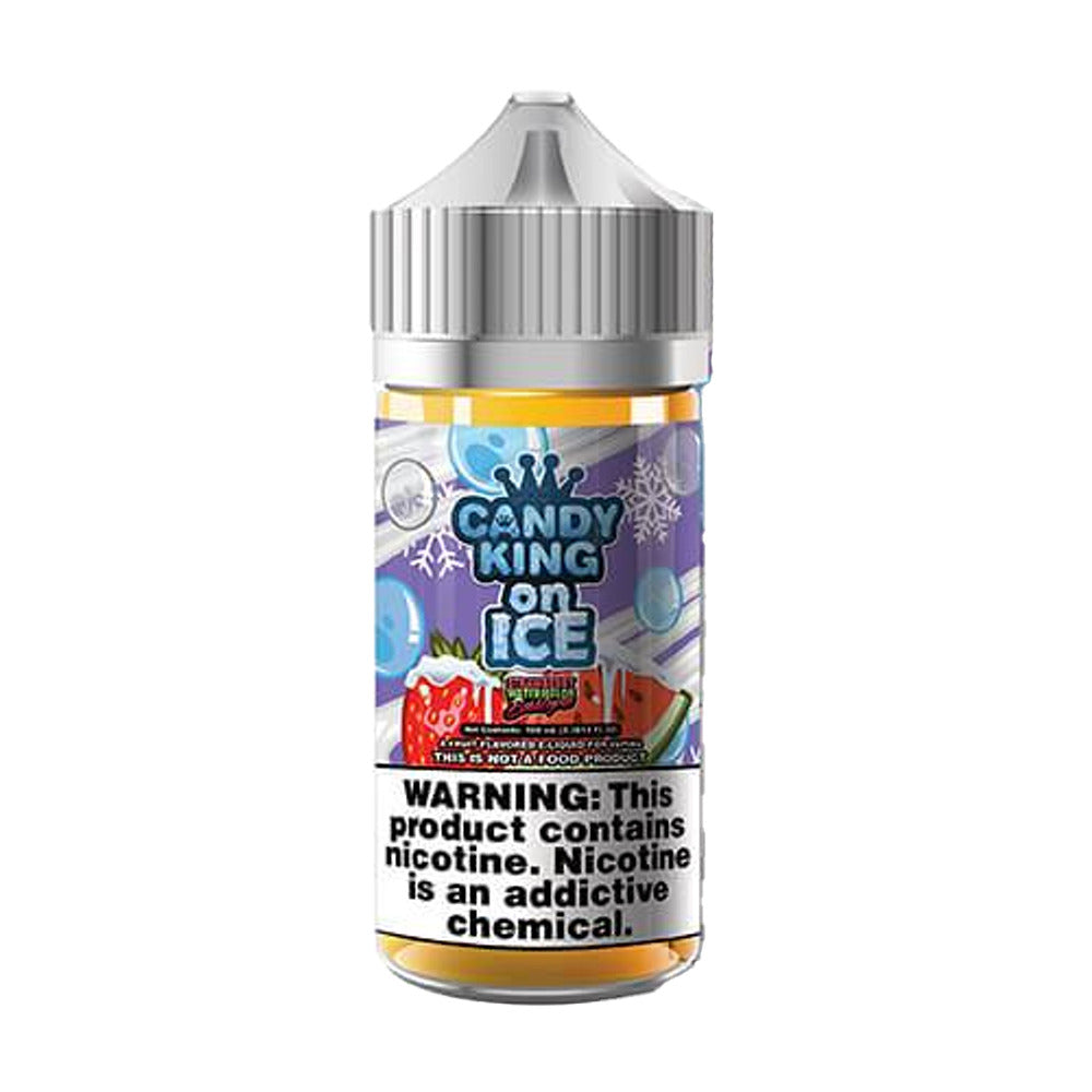 Candy King Series E-Liquid 100mL (Freebase) | 0 mg Strawberry Watermelon Bubblegum Iced