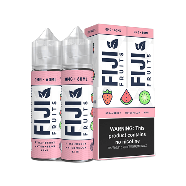 Tinted Brew Fiji Fruits Series E-Liquid x2-60mL | 0mg Strawberry Watermelon Kiwi with packaging