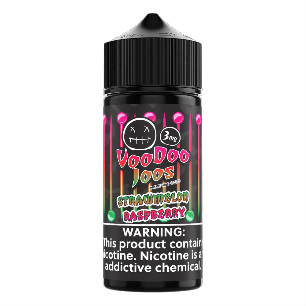 Voodoo Joos Series E-Liquid 100mL (Freebase) | 3mg Strawmelon Raspberry