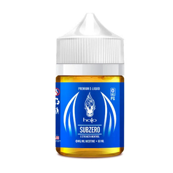 Halo Series E-liquid 60mL (Freebase) | 0mg Sub Zero