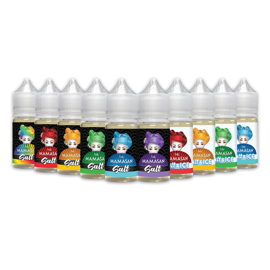 The Mamasan Salt Series E-Liquid 30mL Group Photo