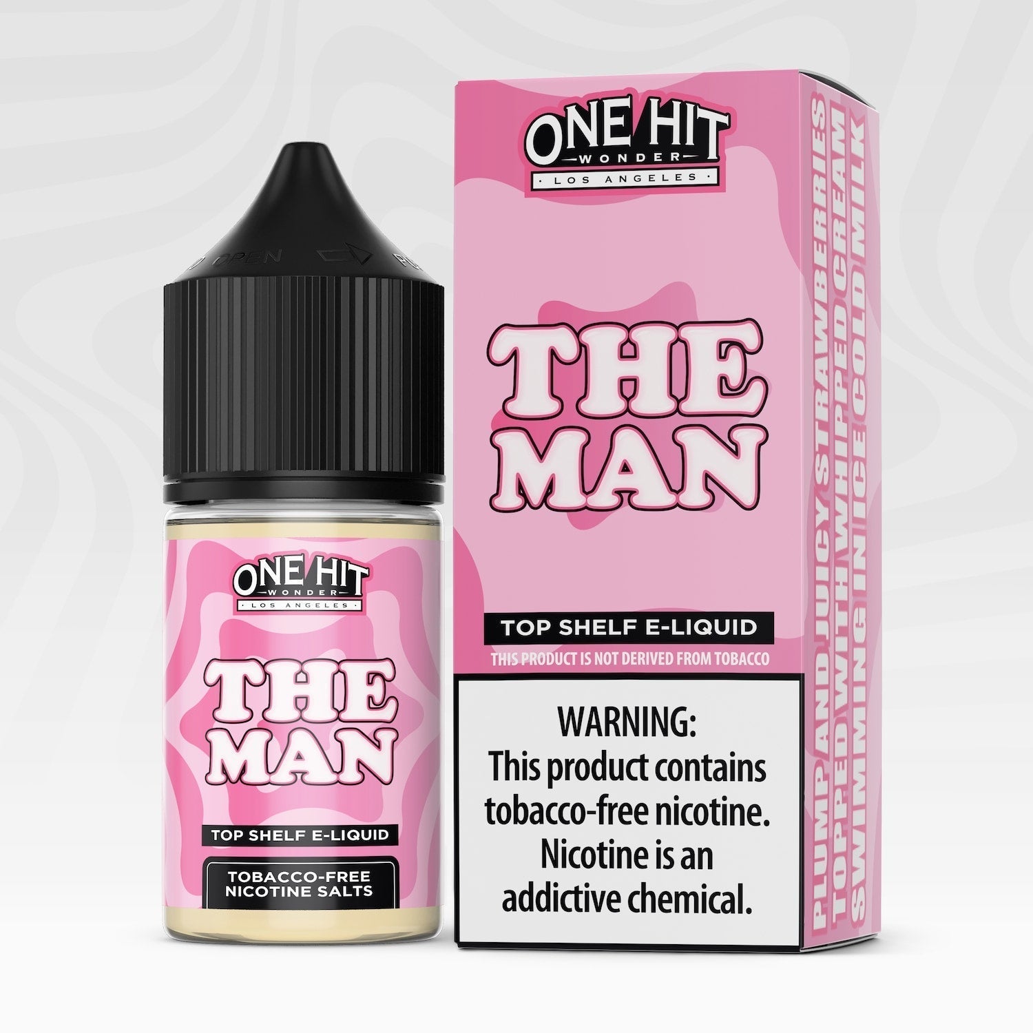 The Man by One Hit Wonder TFN Salt Series E-Liquid 25mg | 30mL (Salt Nic) With Packaging