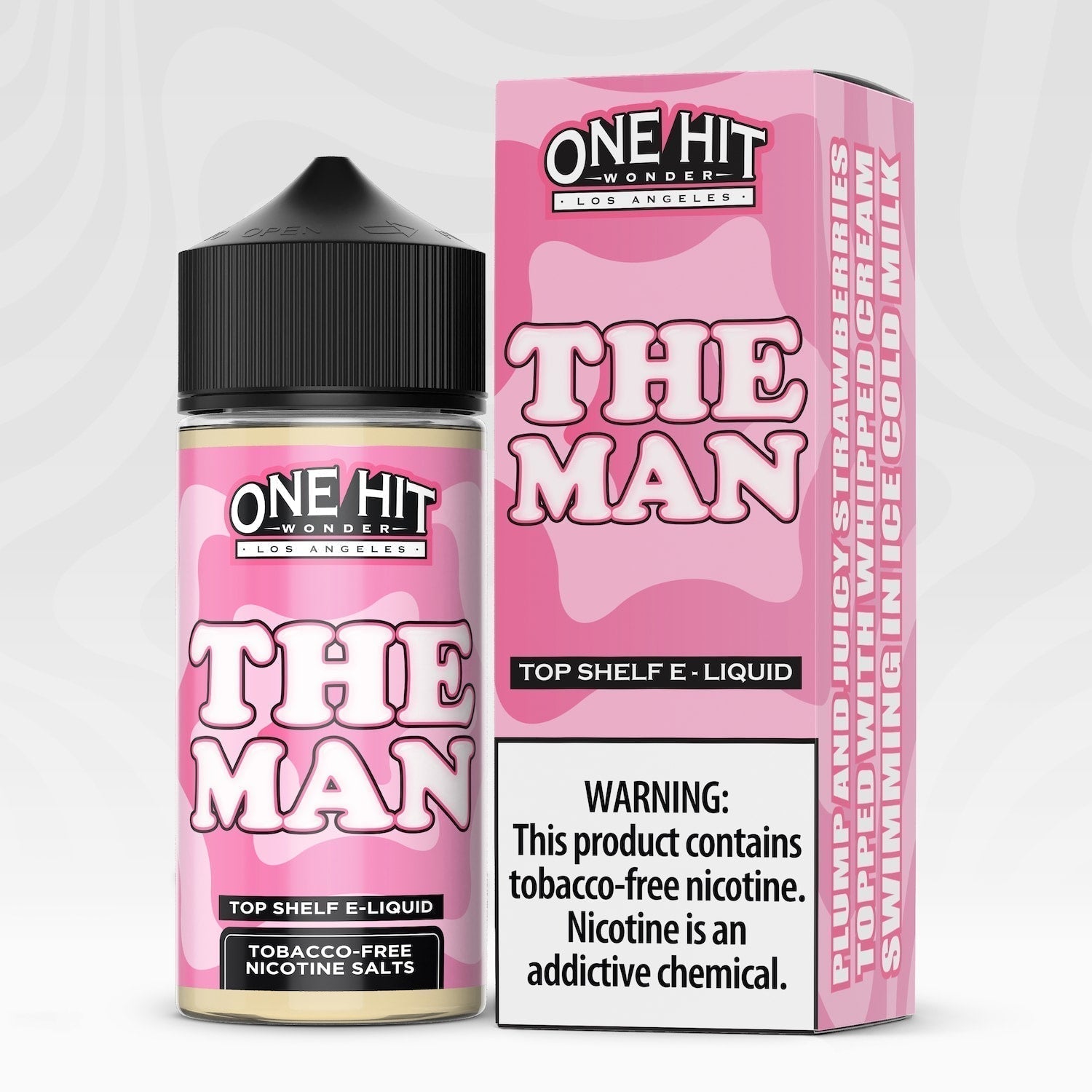 The Man by One Hit Wonder TFN Series E-Liquid 6mg | 100mL (Freebase) With Packaging