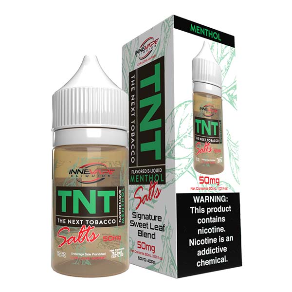 Innevape TNT Salt Series E-Liquid 30mL (Salt Nic) | 50mg TNT Menthol with packaging