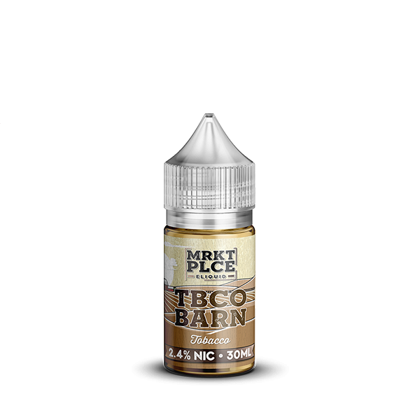 TBCO Barn by MRKT PLCE Salt Series E-Liquid 24mg | 30mL (Salt Nic) Tobacco