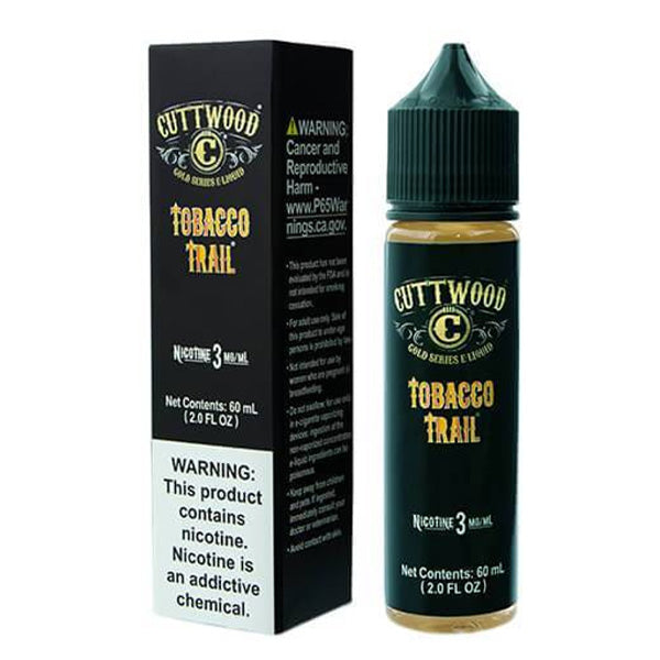 Cuttwood Series E-Liquid 60mL Tobacco Trail