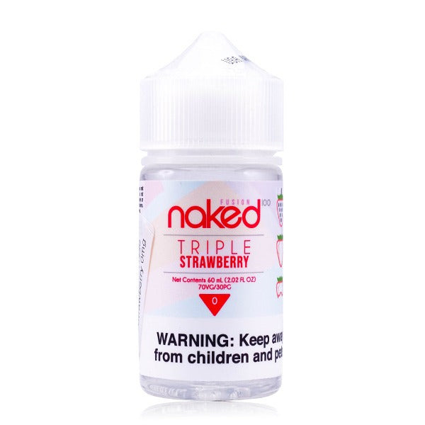 Naked 100 E-Liquid 60mL (Freebase) | 0mg Triple Strawberry