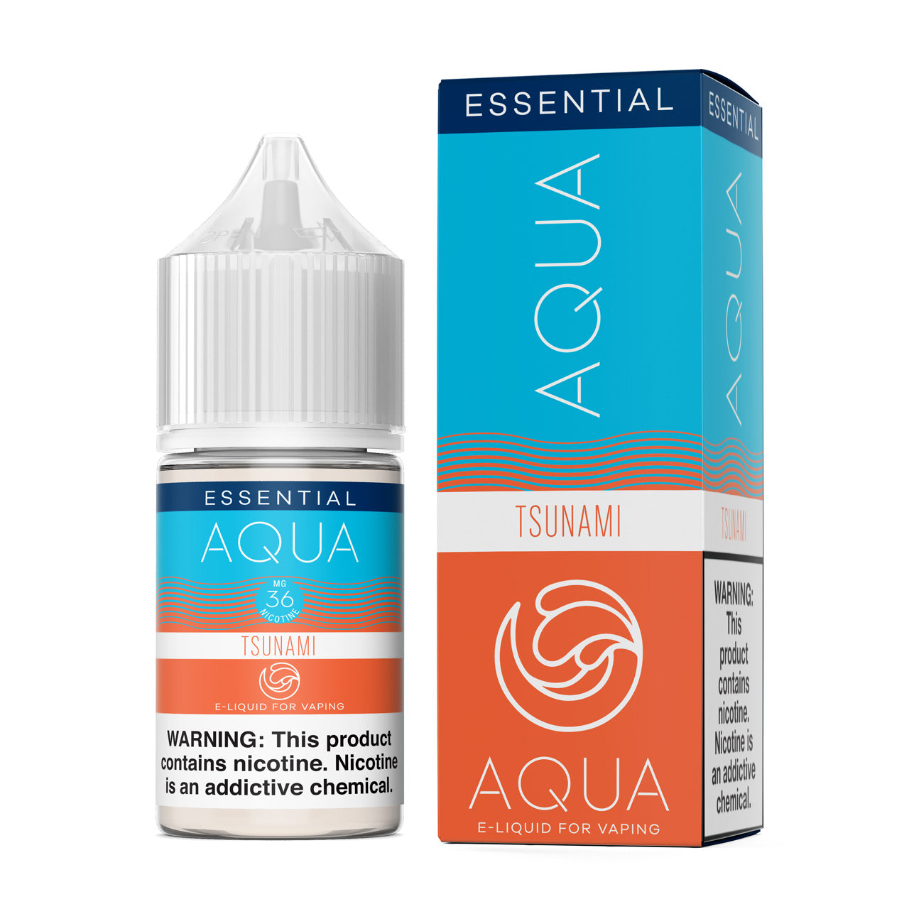 Aqua Salt Series E-Liquid 30mL (Salt Nic) |  Tsunami with packaging