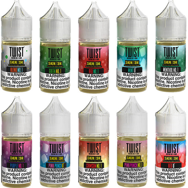 Twist Salts Series E-Liquid x2-30mL Group Photo