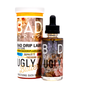 Bad Drip Series E-Liquid 60mL (Freebase) Ugly Butter with packaging