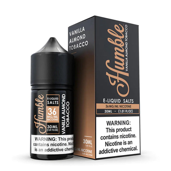 Humble Salt Series E-Liquid 36mg | 30mL (Salt Nic) Vanilla Almond Tobacco