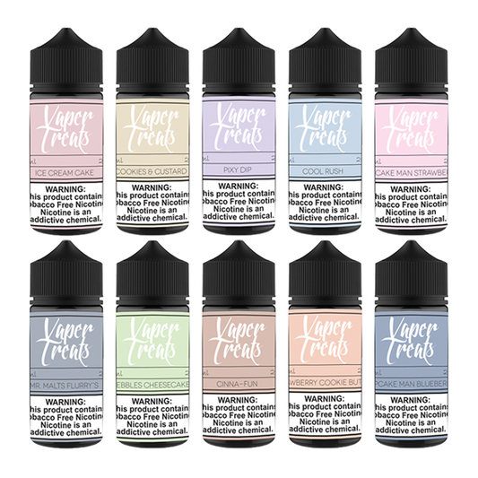 Vaper Treats Series E-Liquid 100mL | 4mg Group Photo