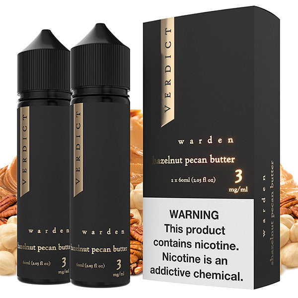 Verdict Series E-Liquid x2-60mL | 0mg Warden with packaging