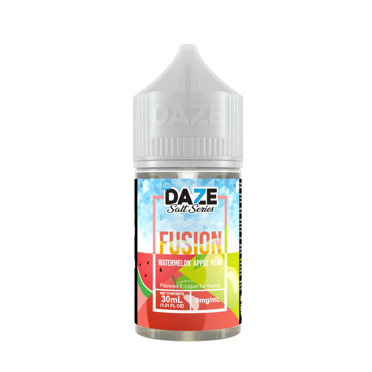 7Daze Fusion Salt Series E-Liquid 30mL (Salt Nic) | 30mg Watermelon Apple Pear Iced