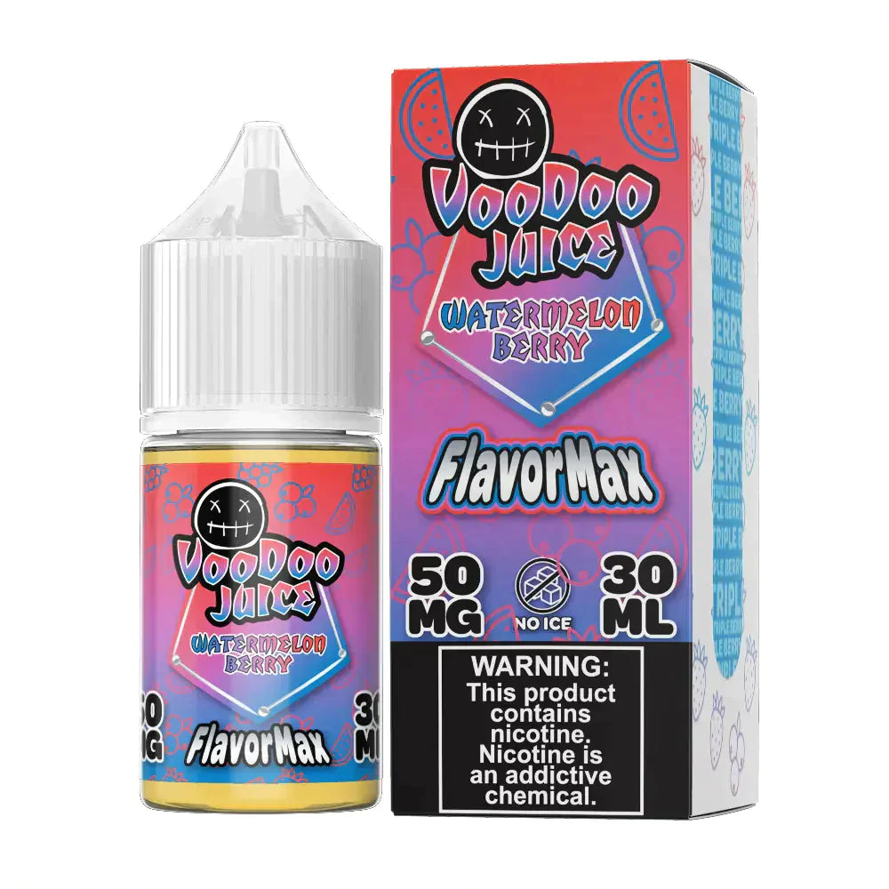 Voodoo Juice FlavorMax Salt Series E-Liquid 30mL Watermelon Berry with packaging