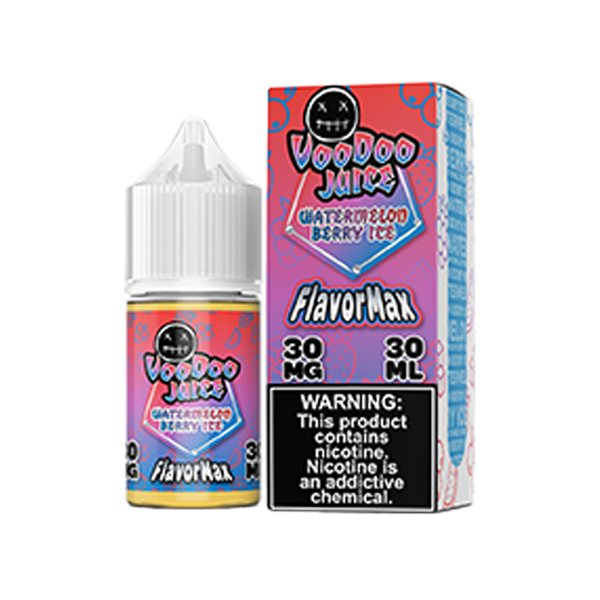 Voodoo Juice FlavorMax Salt Series E-Liquid 30mL Watermelon Berry Ice with packaging