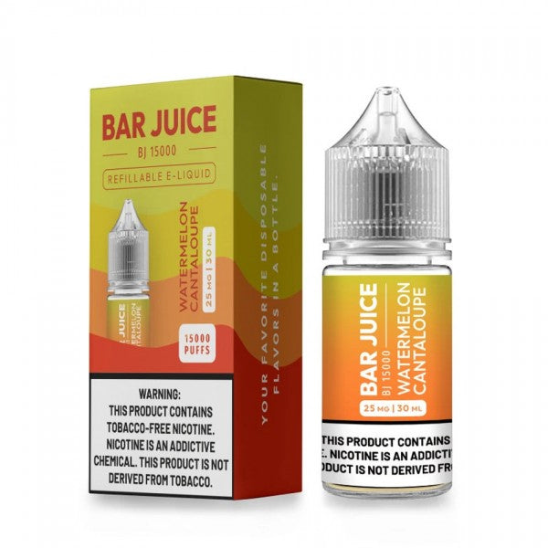 Bar Juice BJ15000 Salt Series E-Liquid 30mL (Salt Nic) | 25mg Watermelon Cantaloupe with packaging