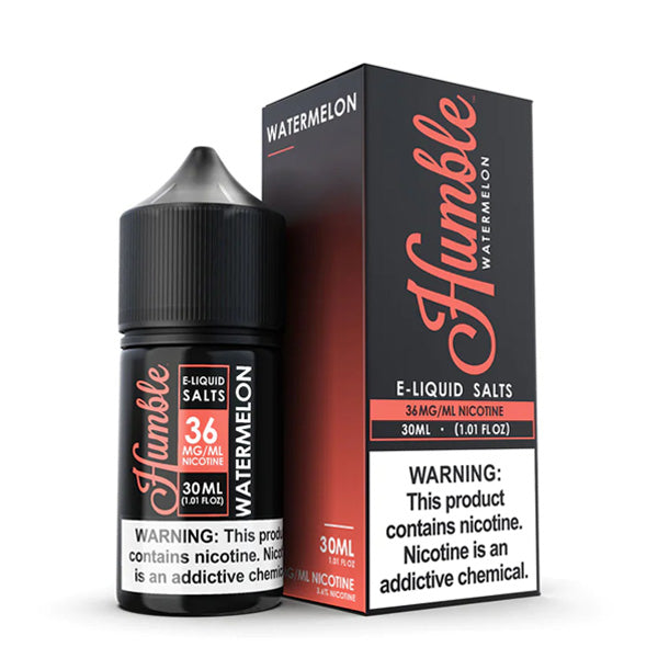 Humble Salt Series E-Liquid 36mg | 30mL (Salt Nic) Watermelon with Packaging