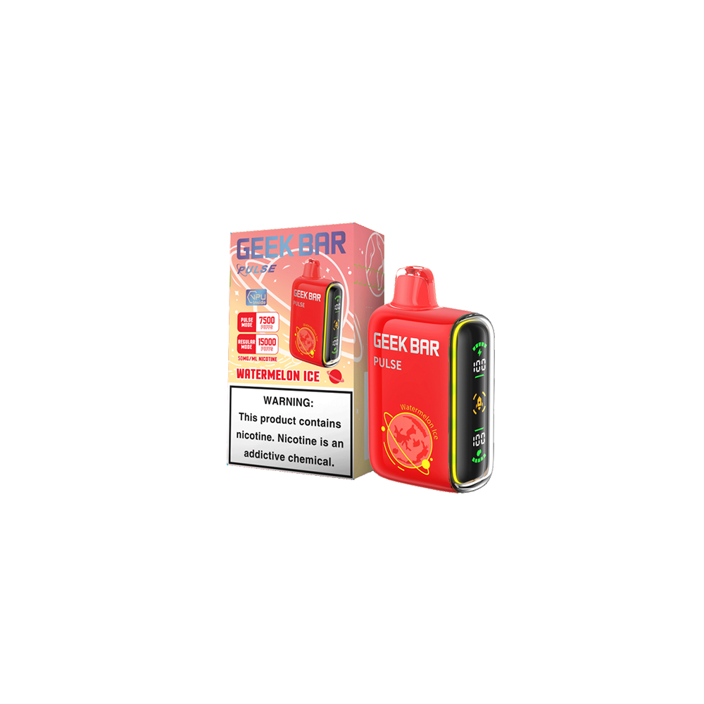 Geek Bar Pulse Disposable 15000 Puffs 16mL 50mg Watermelon Ice