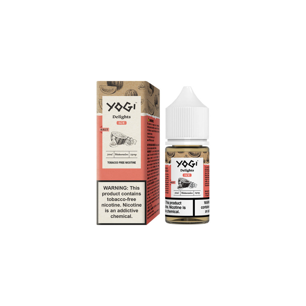 Yogi Delights TFN Salt Series E-Liquid 30mL Watermelon Ice with Packaging