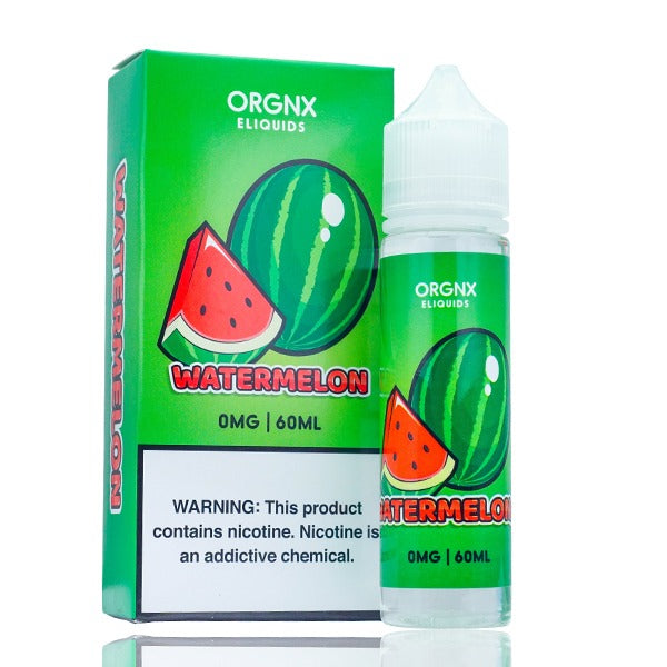 ORGNX Series E-Liquid 3mg | 60mL (Freebase) Watermelon With Packaging