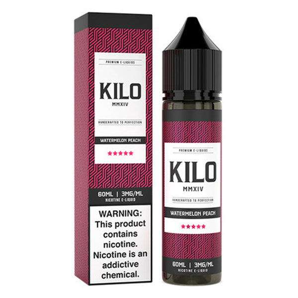 Kilo Series E-Liquid 60mL Watermelon Peach with packaging