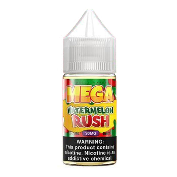 Mega E-Liquids Salt Series E-Liquid 30mL | 30mg Watermelon Rush Bottle